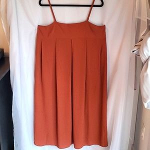 Who What Wear for Target Apron Slip Dress in Rust